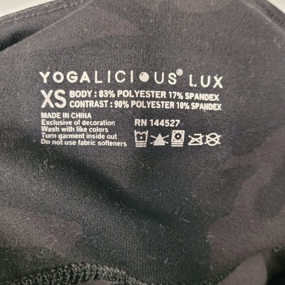 YOGALICIOUS LUX Camo Bike Shorts Size XS - Picture 5 of 6